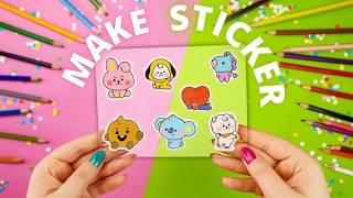 How to Make Stickers at Home | Step by Step 