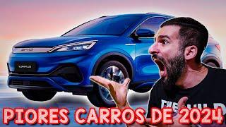 OS PIORES CARROS DE 2024 EXPOSTOS! AS MAIORES DECEPÇÕES DO ANO!