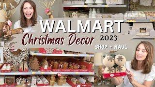 NEW CHRISTMAS 2023 DECOR AT WALMART | SHOP WITH ME + HAUL | CHRISTMAS DECORATING IDEAS