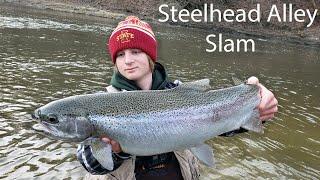 INSANE STEELHEAD CENTERPIN FISHING - STEELHEAD ALLEY