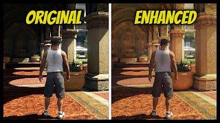 GTA V Original در مقابل پیشرفته - مقایسه گرافیک و جزئیات