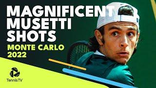 Beautiful Lorenzo Musetti Tennis vs Benoit Paire | Monte Carlo 2022