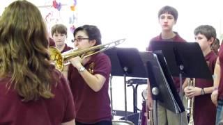 Jazz Band: 25 or 6 to 4. Trombone Girl solo