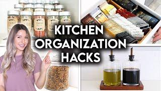 10 EASY KITCHEN ORGANIZATION IDEAS 2021 | BUDGET FRIENDLY HACKS