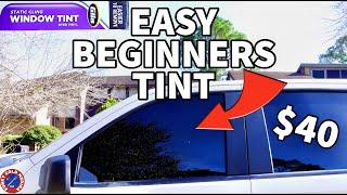 NO GLUE Window Tint for BEGINNERS, EASY & SIMPLE Installation | Static Cling Gila Window Tinting