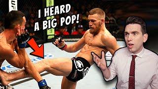 When Conor McGregor TORE His ACL Mid-Fight and Won - Doctor Explains WILD UFC Moment!