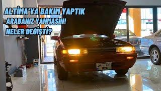 ARABANIZ YANMASIN ! DEDE'YE DETAYLI BAKIM YAPTIK | HORTUMLARI BİLE DEĞİŞTİ | NİSSAN LAUREL ALTİMA