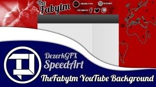 SpeedArt - TheFabytm Partnered Background by DezerkGFX