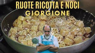 RUOTE CON RICOTTA, NOCI E GUANCIALE - Le ricette di Giorgione