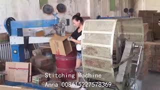 Zhenhua Semi Auto Carton Box Stitching Machine / Stitcher