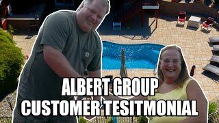 "Will a Pool Help Me See My Grandkids More?" |Customer Testimonial| Albert Group Pools and Patios