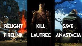 How To Revive The Firekeeper/How To Kill Lautrec/ How to Relight Firelink | Dark Souls Remastered