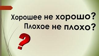 Когда хорошее не хорошо, а плохое не плохо? | Павел Жуков