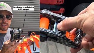 How to use a ratchet strap