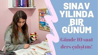 10 SAAT DERS ÇALIŞMA GÜNLÜĞÜM! derece yaptıran rutin #derçalışmagünlüğü