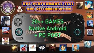 Retroid Pocket 5 Performance Test #1 (Android and PC Port Games)