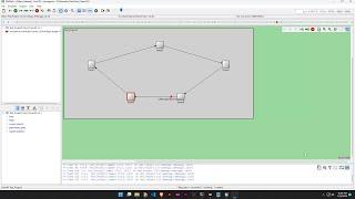 Omnet++ Project using five nodes