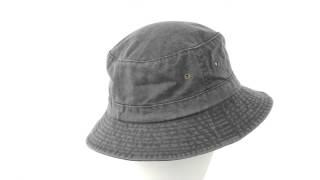 Dorfman Pacific Headwear Global Trends Bucket Hat - Washed Canvas (For Men and Women)