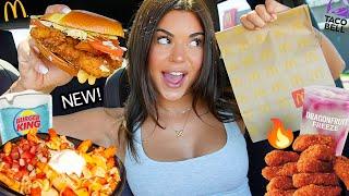 Eating NEW Fast Food Menu Items.. (DELICIOUS!)