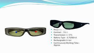 GO5 DLP 3D glasses /Active shutter glasses /3D projectors