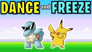 PoKéMon Just Dance - Brain Break // PE Game // Pokemon Freeze Dance Yoga