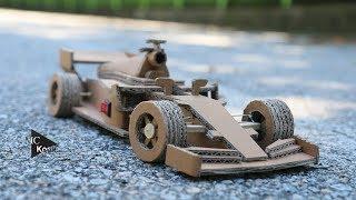 How to make Amazing F1 Racing Car(Ferrari) - Cardboard DIY