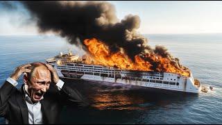 13 minutes ago! Russian Cruise Ship Carrying Putin and 11,200 Ministers Sunk by Ukraine