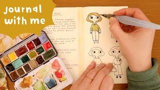 Relaxing Journal With Me (Real Time) | Drawing Cute Outfits