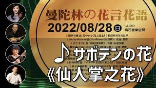 サボテンの花《仙人掌之花》｜曼陀林：陳子涵、青木樹理｜曼陀拉：廣田洋一｜鋼琴：郭宗翰