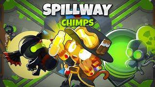 Spillway CHIMPS Black Border Guide: The Amazing Rubber to MIB Strategy! (BTD6)