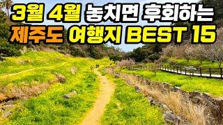 3월 4월 봄 제주도여행 1박2일 2박3일 코스 BEST 15 | 꼭 가봐야 하는 제주 동쪽 서쪽 서귀포 코스