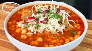 How to Make Pozole Rojo de Puerco Red Pork Pozole