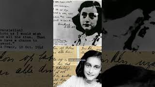 How Anne Frank's diary survived the holocaust #dwhistoryandculture #annefrank #holocaust #nazis