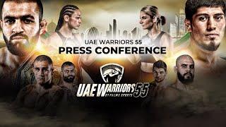 UAE Warriors 55 - Tahir Abdullaev vs Khotam Boynazarov - Press Conference