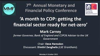 MMF Policy Conference 2021 - Talk by Mark Carney