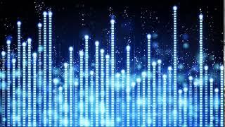 blue music equalizer seamless loop 4k