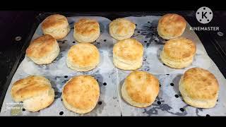 EASY DELICIOUS AMERICAN BISCUITS # oven baked#saudi