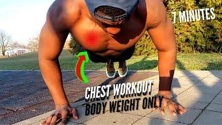 INTENSE HOME CHEST WORKOUT  (NO EQUIPMENT NEEDED)