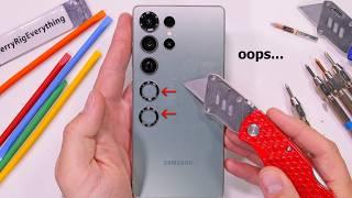 The Camera Rings are Fake!  (Galaxy S25 Ultra Durability Test)