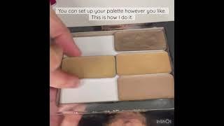 How to set up your Seint makeup palette