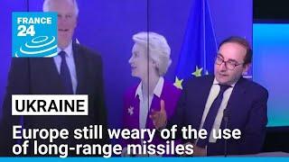 Germany still opposed to Ukraine's use of long-range missiles inside Russia • FRANCE 24 English