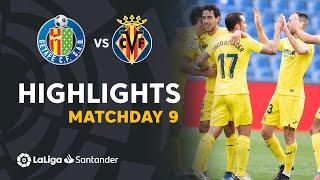 Highlights Getafe CF vs Villarreal CF (1-3)