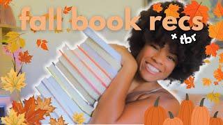 my favorite fall books + fall tbr 