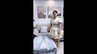 Tips for folding pants #rural comedy# short drama