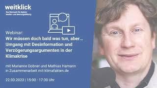 Umgang mit Desinformation und Verzögerungsargumenten in der Klimakrise | Webinar am 22.3.2023