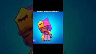 What is the best Sandy skin? Comment what you think it is. #brawlstars #fyp #viral