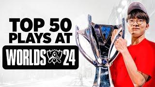 TOP 50 Plays | Worlds 2024