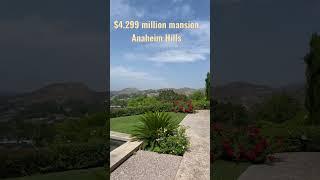 Anaheim Hills Mansion for Sale. Asking price is ~$4.299m. Top of the hill view #shorts