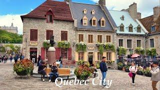 Beautiful Old Quebec City ️ 4K Virtual Walking Quebec city Tour