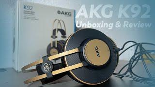 AKG K92 Unboxing & Review - Best Budget Closed Studio Headphones for Recording & Live Monitoring 